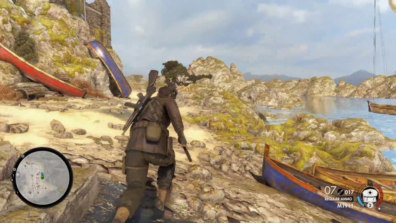 Sniper Elite 4 Challenges 04 Bitanti Village, Shotgun, Softly Softly, Express Executioner, Manoeuver