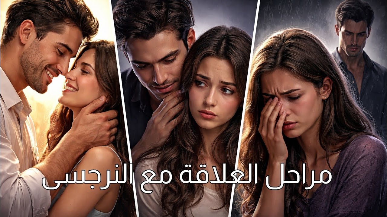 مراحل العلاقة مع النرجسى ( من البداية للنهاية )