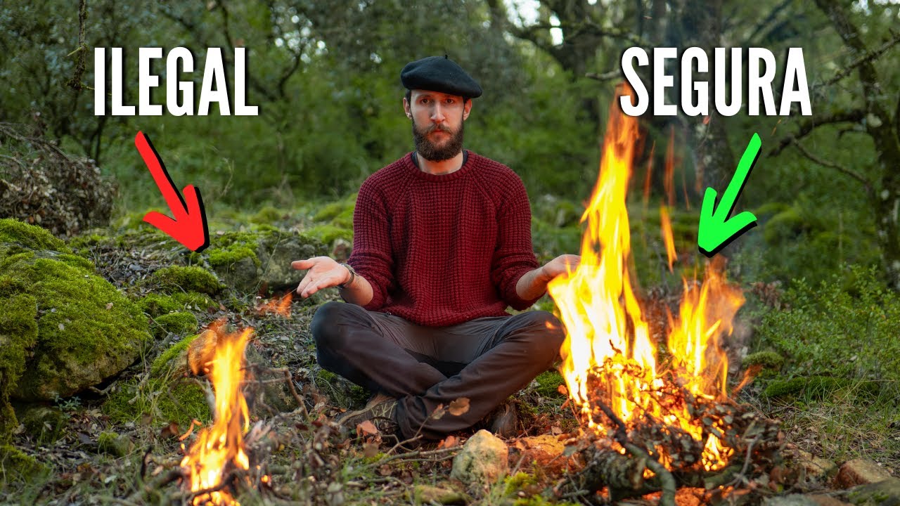 C&Oacute;MO HACER UNA HOGUERA SIN QUEMAR UN BOSQUE ⚠️