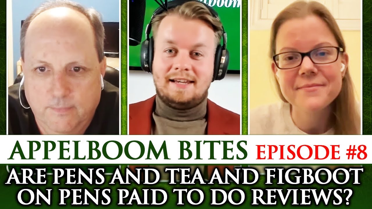 Appelboom Bites #8: Are Pens and Tea and Figboot on Pens paid to do reviews?