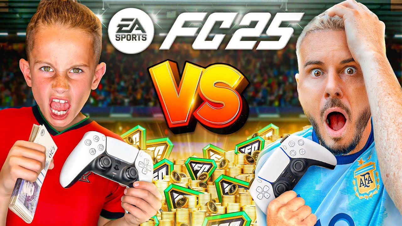 FATHER VS SON FC25 BATTLE! BEAT MY DAD TO WIN $$$ (EP 3)