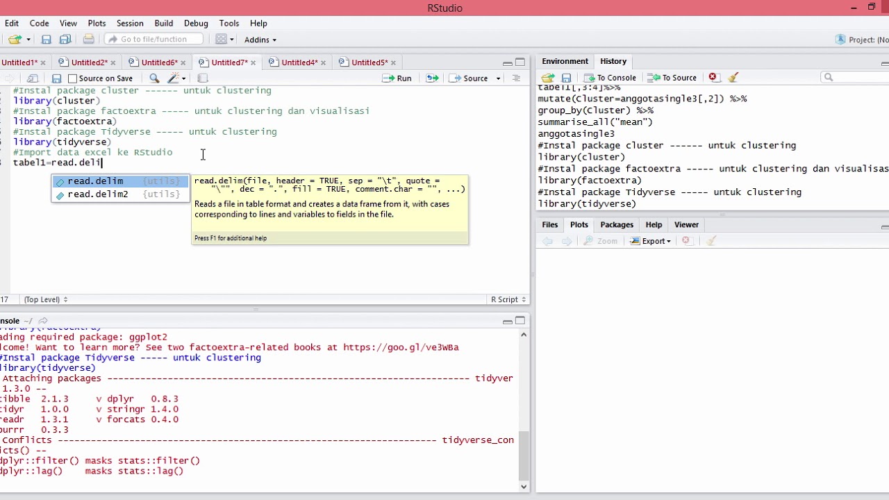 K-Means Clustering Menggunakan RStudio