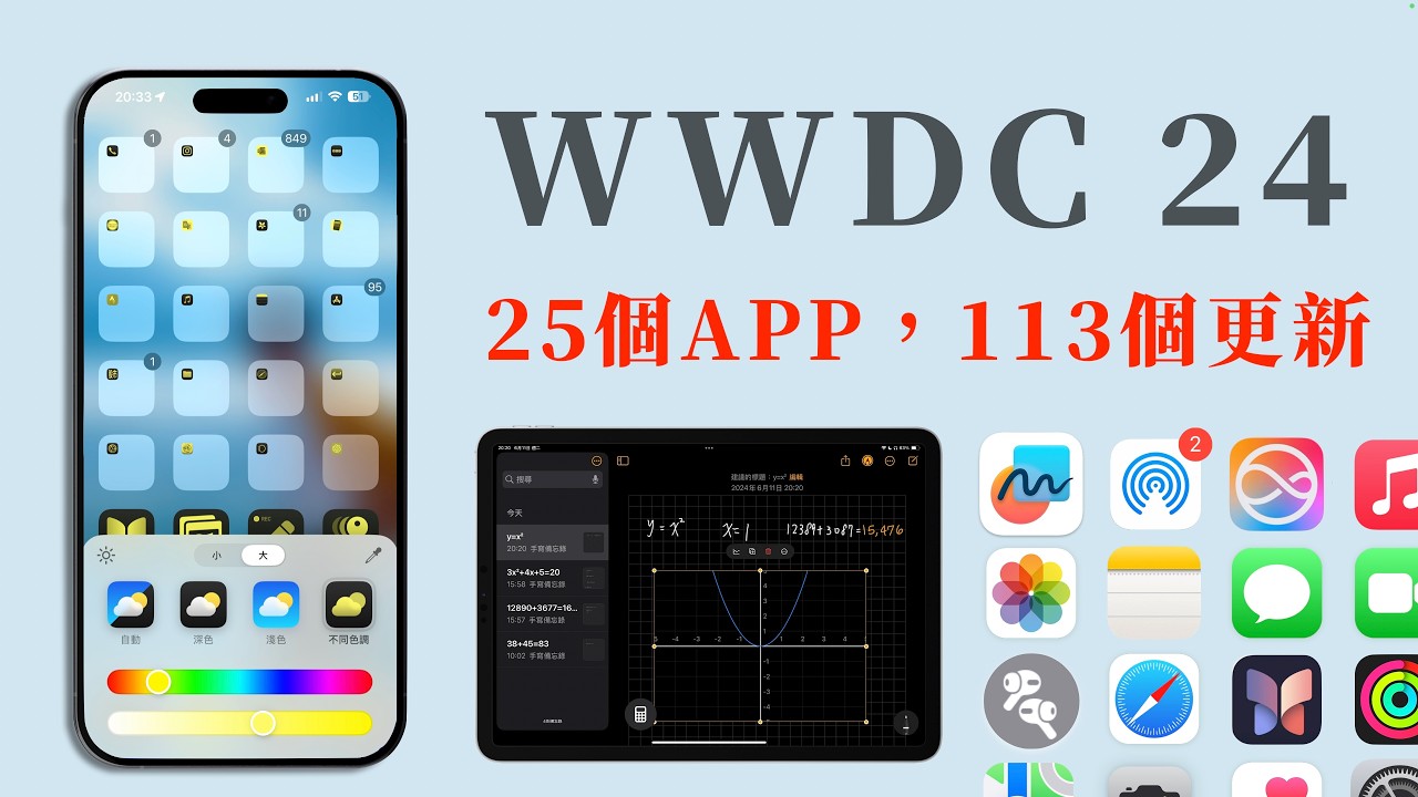 『113個更新懶人包』！WWDC24，蘋果的AI元年？iOS 18 & iPadOS 18今年是贏家？《BP評科技#6》