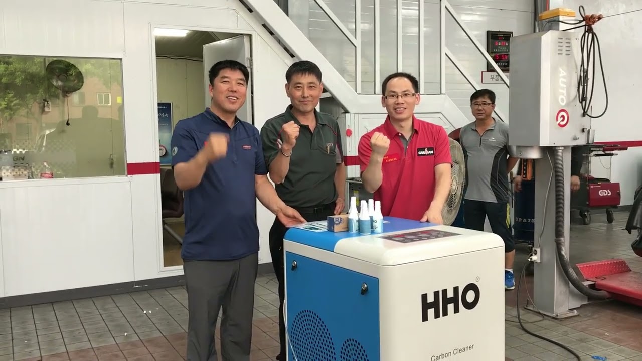 HHO Carbon Cleaner Machine video