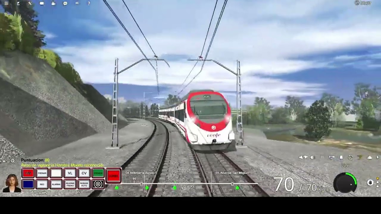 Trainz 2019 asfa renfe carcanias - aldiriak Abando-Orduña