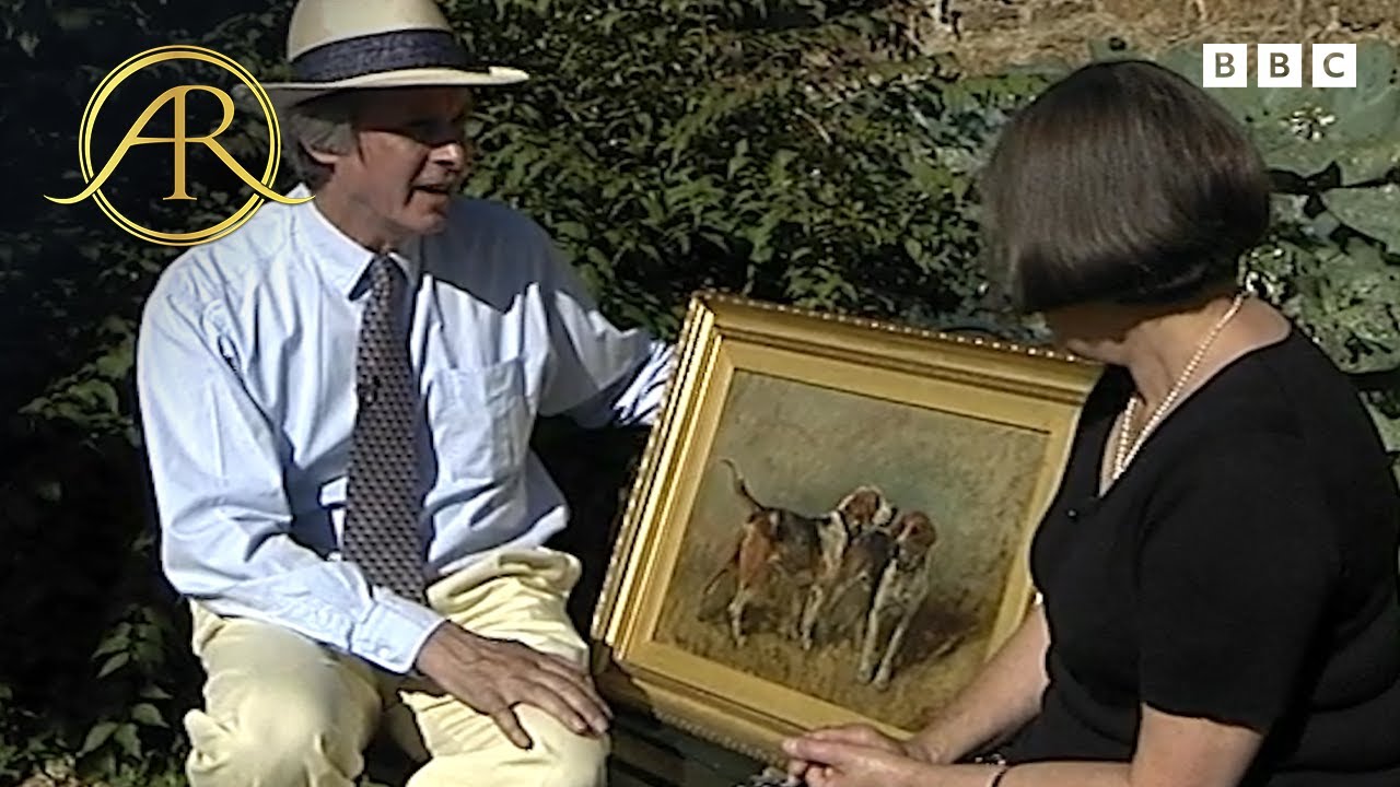 Surprisingly Valuable 130-Year-Old Foxhound Painting | Antiques Roadshow