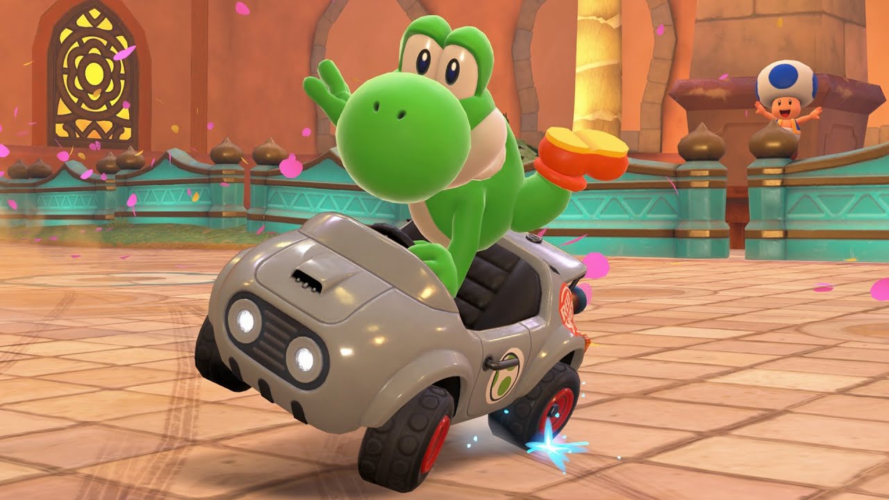 Mario Kart World - 150cc Flower Cup (Yoshi Gameplay)