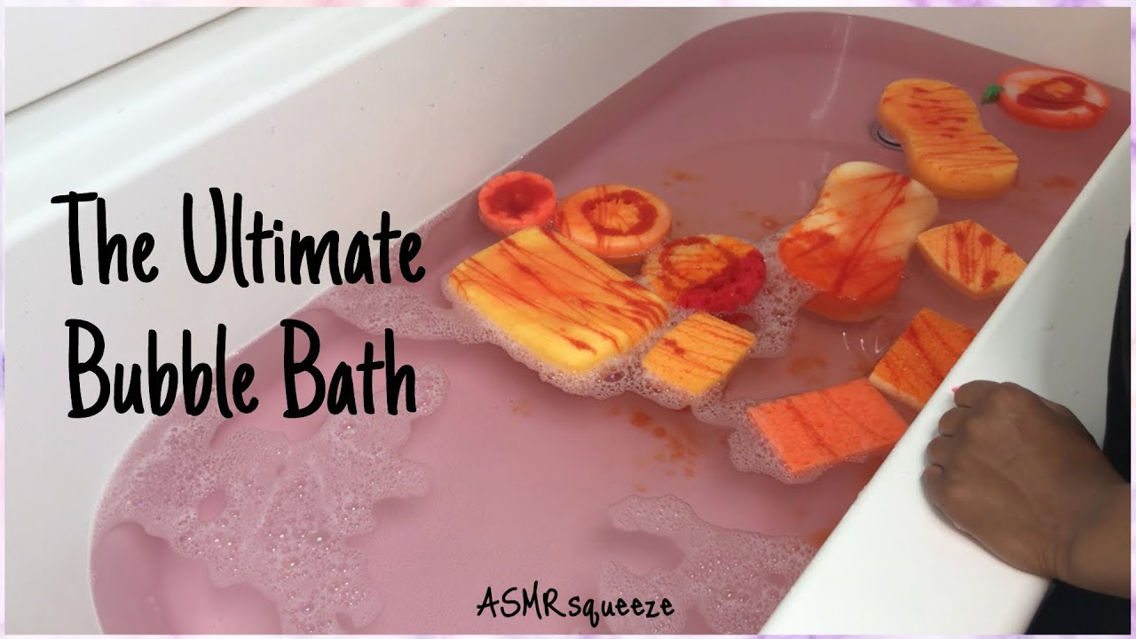 The Ultimate Orange Bubble Bath/ASMRsqueeze