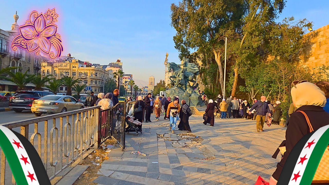 Damascus Walking Tour 🌸 | January 2026 | وأخيرا فتحت القلعة