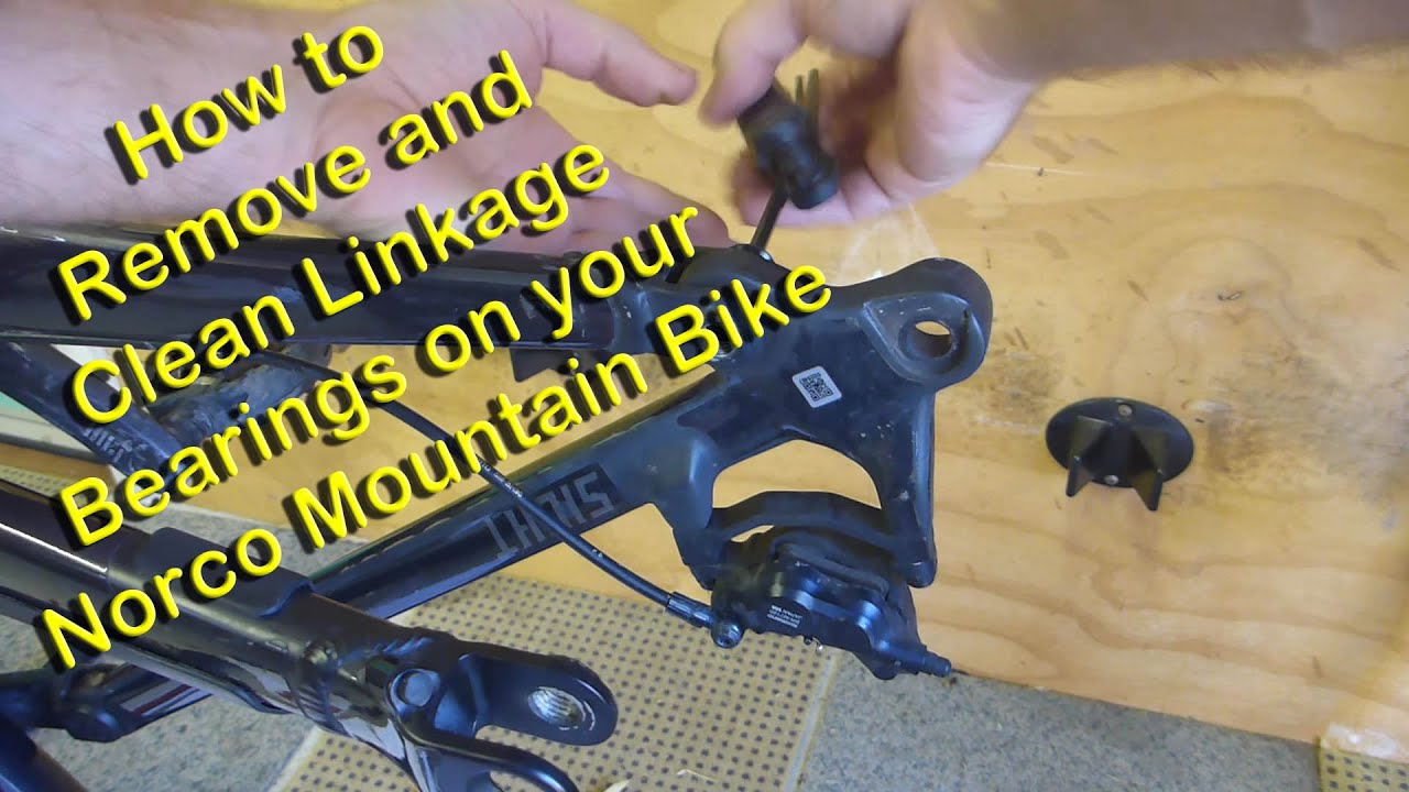 How to maintain and clean your Norco Sight or Optic mountain bike suspension bearings