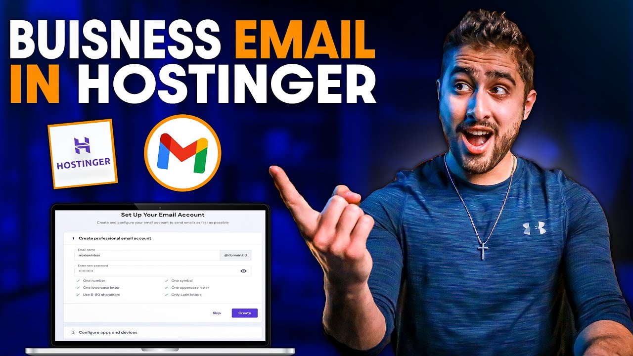 How to Setup A Professional Email Address With Hostinger & Gmail