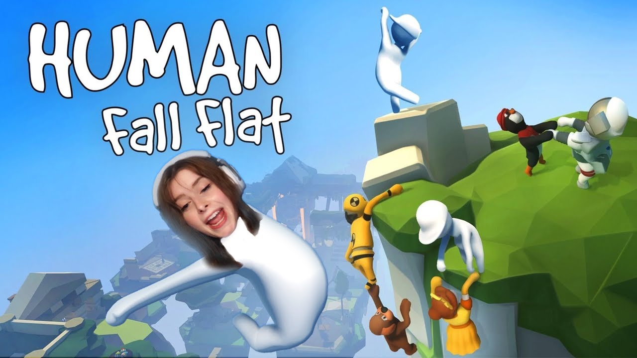 MEU DEUS, EU TÔ MOLE ~ Human Fall Flat com Cellbit, Goularte, Triz, Carol e João