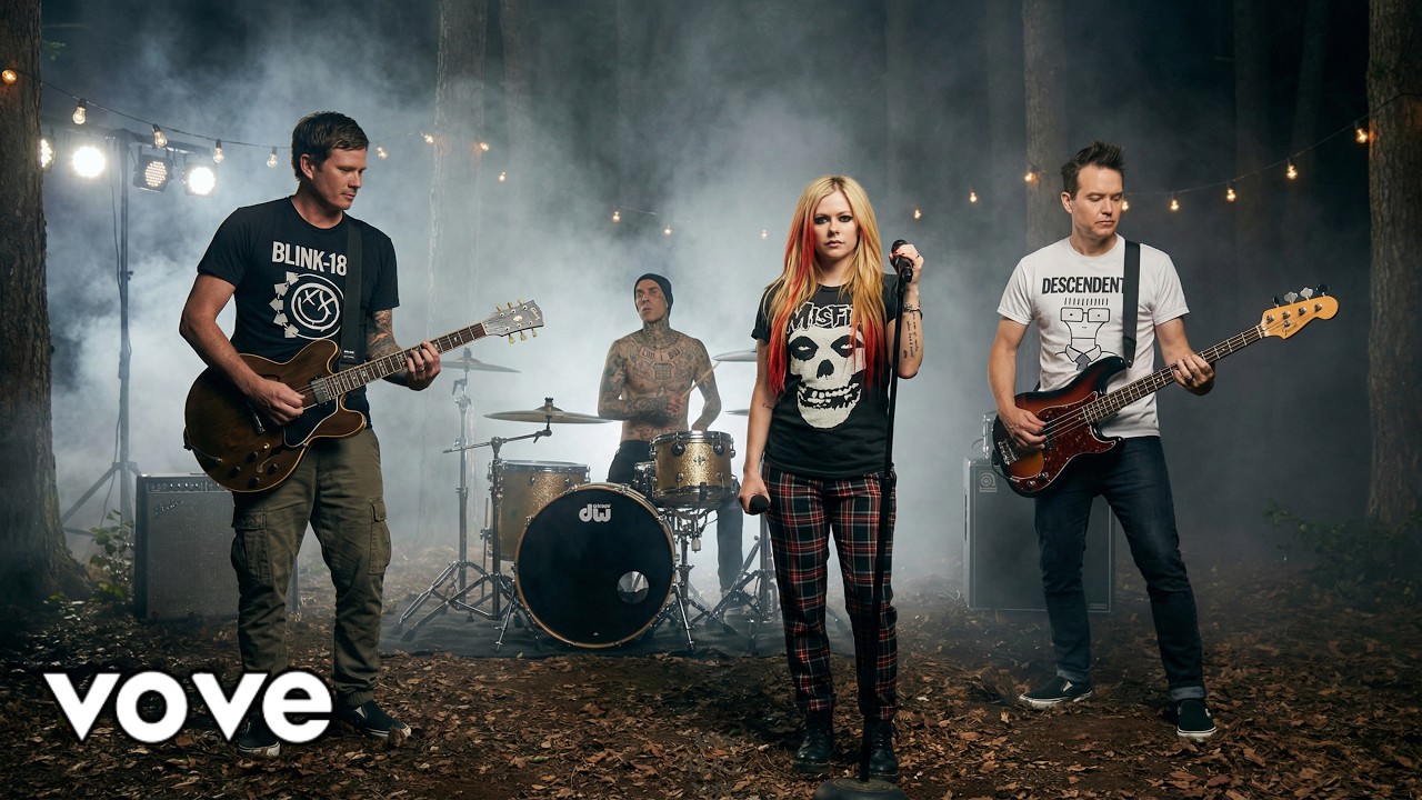 Blink-182 ft Avril Lavigne Chill Vibes That Feel Illegal 🖤🎧