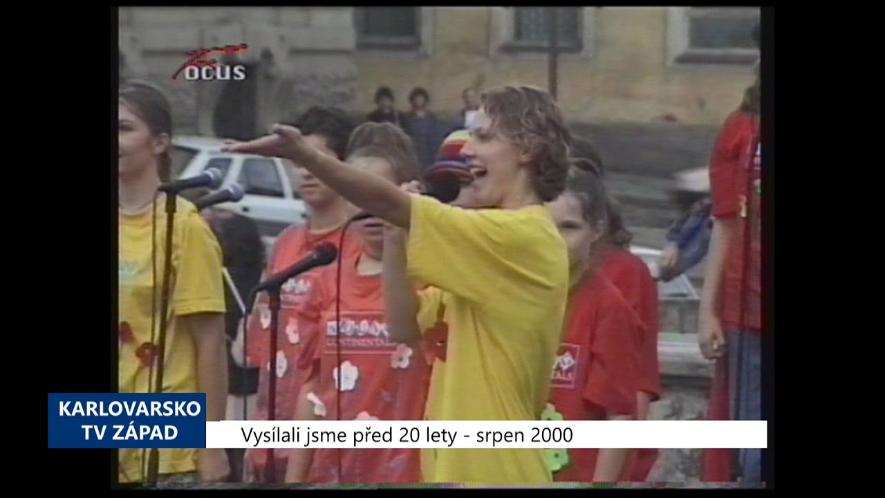 2000 – Cheb: Náměstí roztančila skupina The Young Continentals (TV Západ)