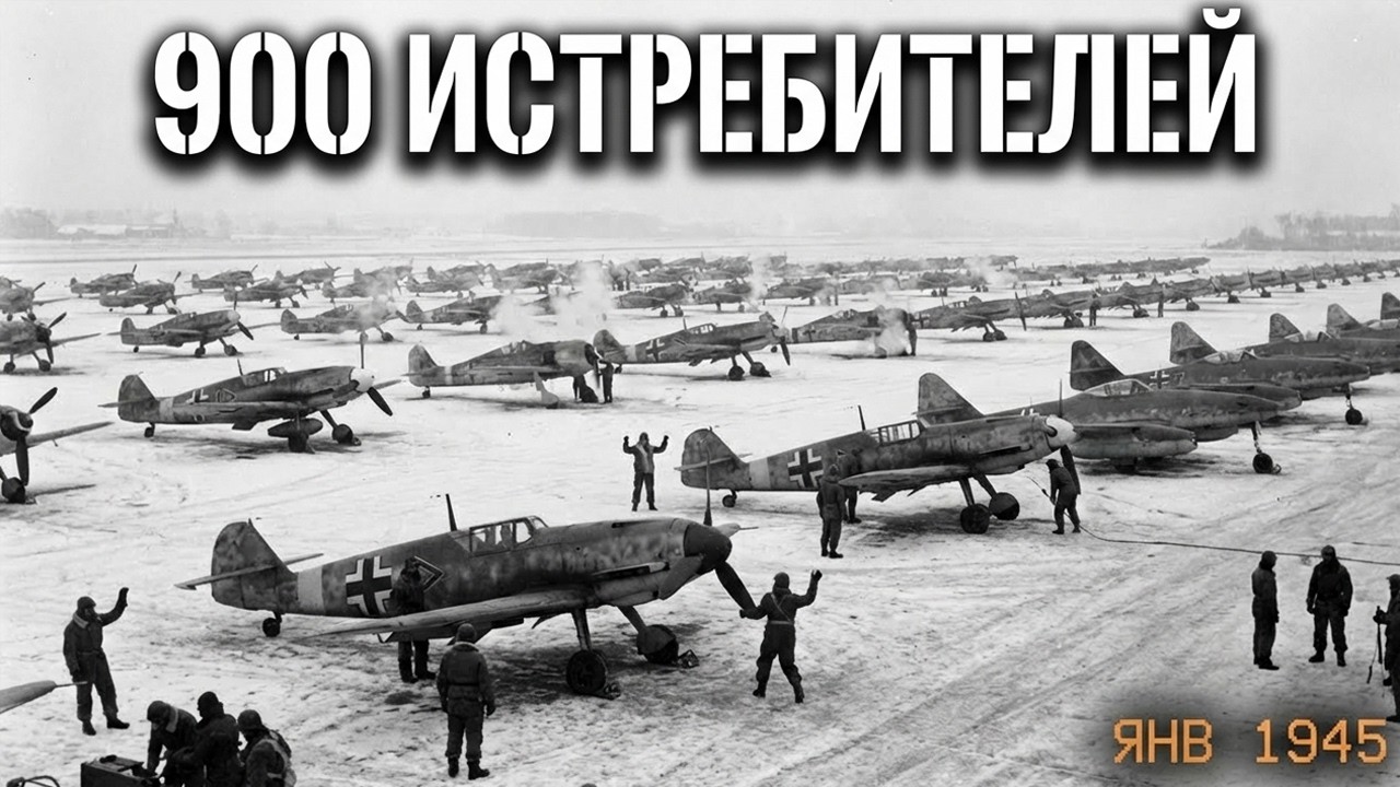 Почему 900 Истребителей Люфтваффе Исчезли За 180 Минут (Операция «Боденплатте»)
