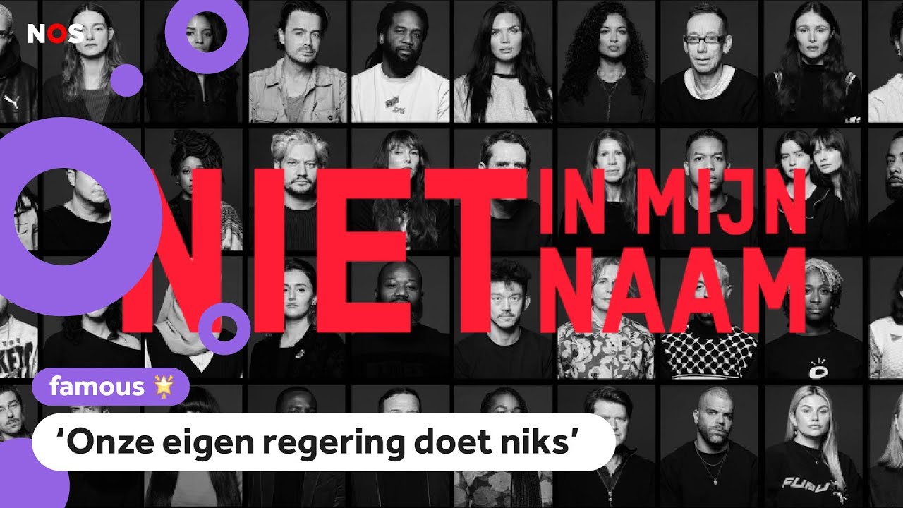 Bekende Nederlanders vragen aandacht voor Gaza met online-actie
