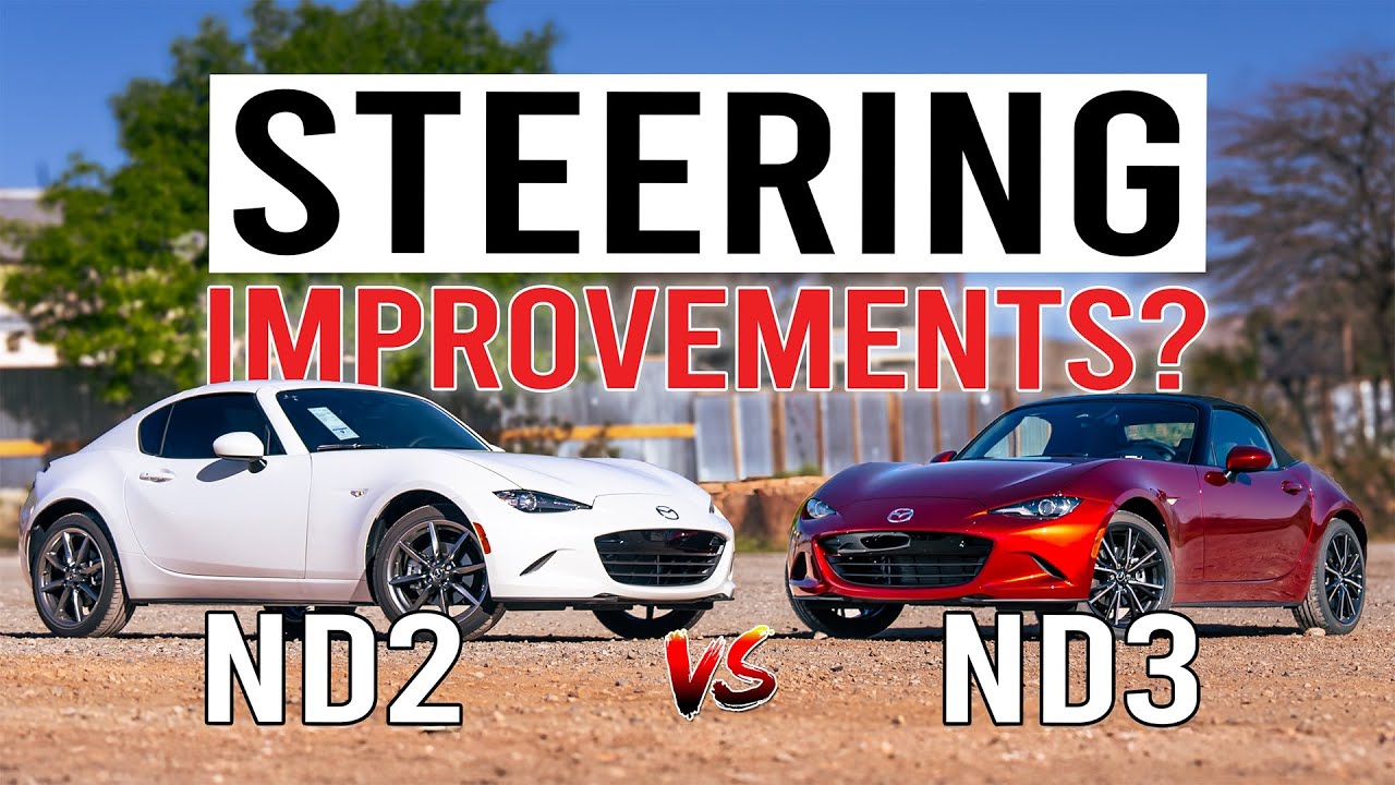 Mazda MX-5 Miata 2024 года (ND3) против Mazda MX-5 Miata 2023 года (ND2) | Действительно ли рулев...