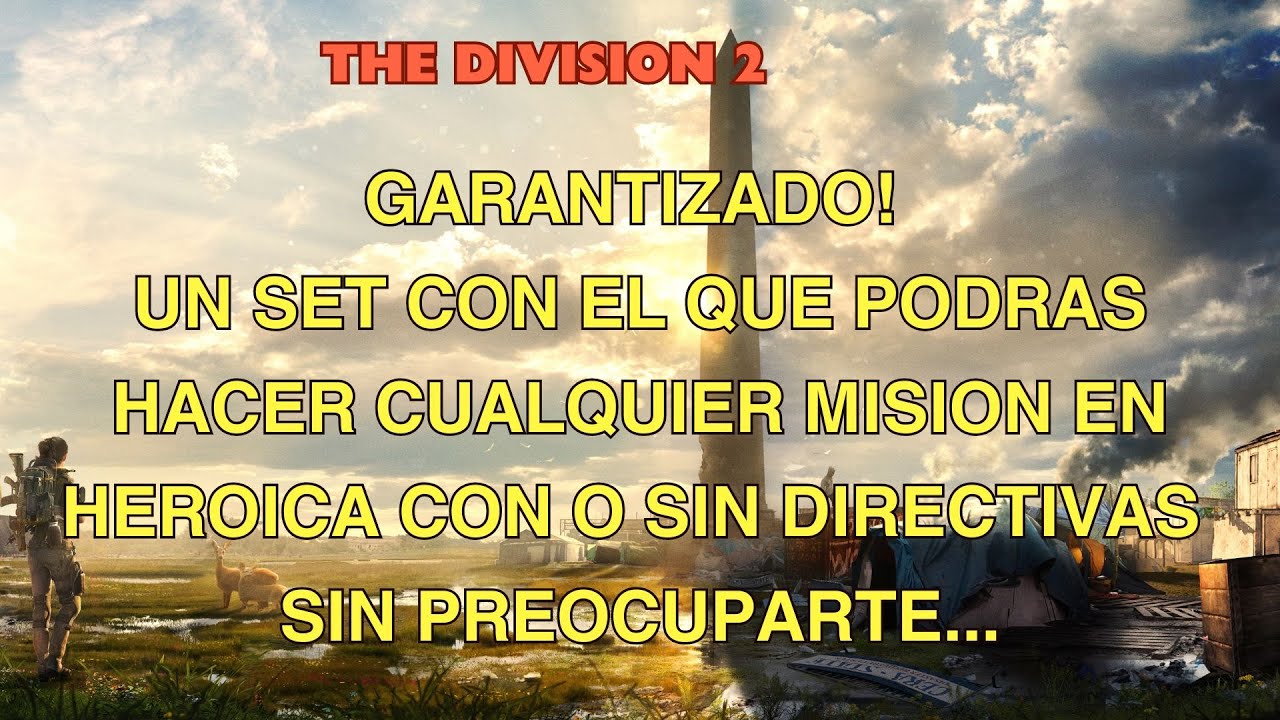 Tom Clancy's The Division 2  Set con 4% de regeneración