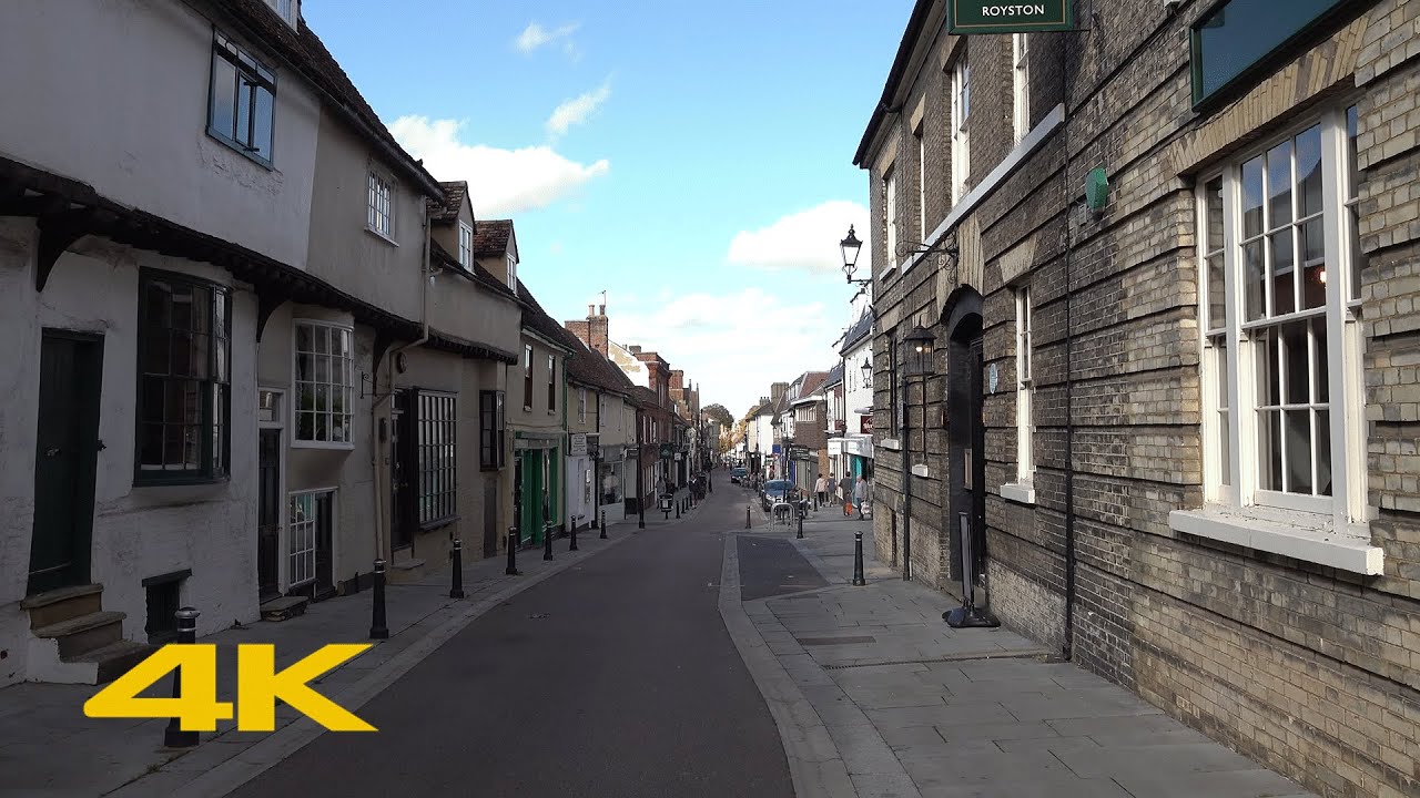 Royston Walk: Town Centre【4K】