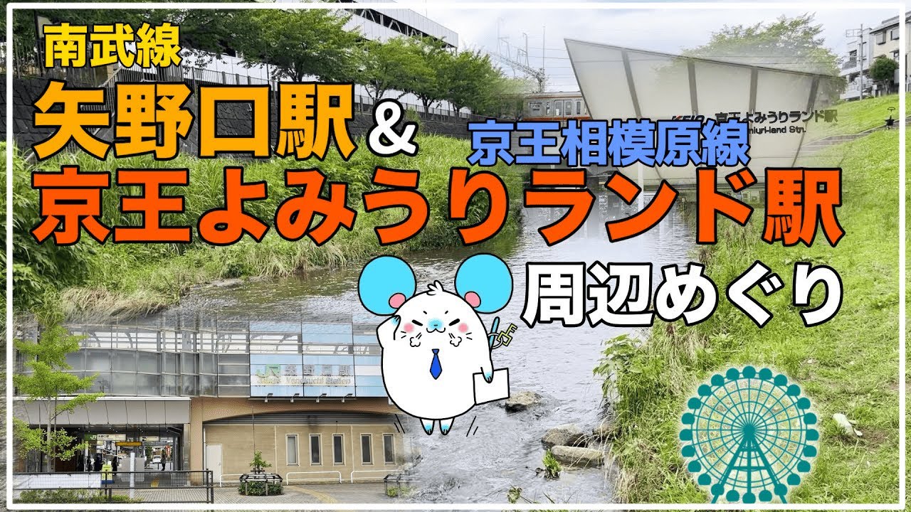 【東京郊外】矢野口駅・京王よみうりランド駅周辺めぐり【不動産屋さんの街紹介】
