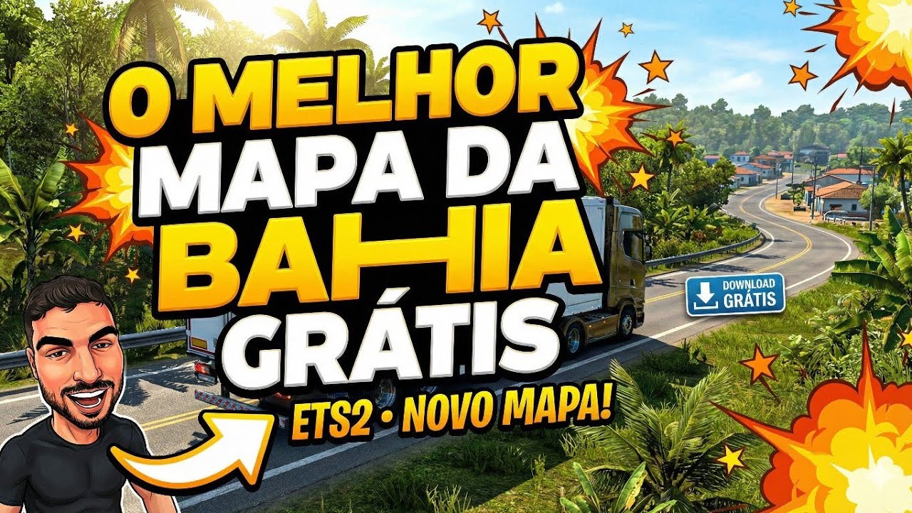 MELHOR MAPA DO NORDESTE? Baixe Agora o Mapa Sert&atilde;o (ETS2 Free)