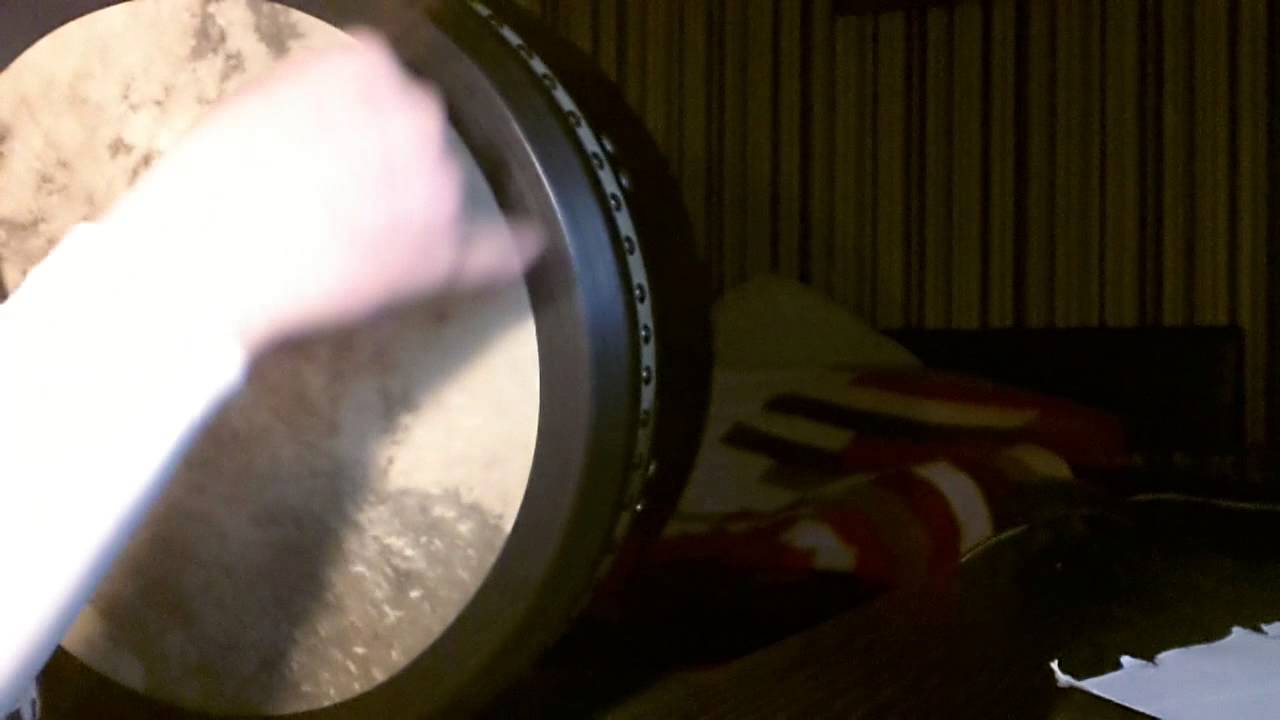 Two Irish Reels on Bodhrán