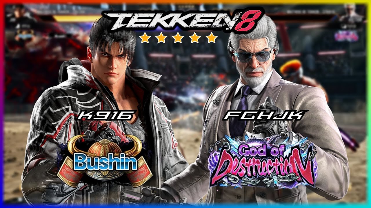 TEKKEN 8 Replays Stars - JIN KAZAMA ( Bushin ) VS VICTOR ( God of Destruction )