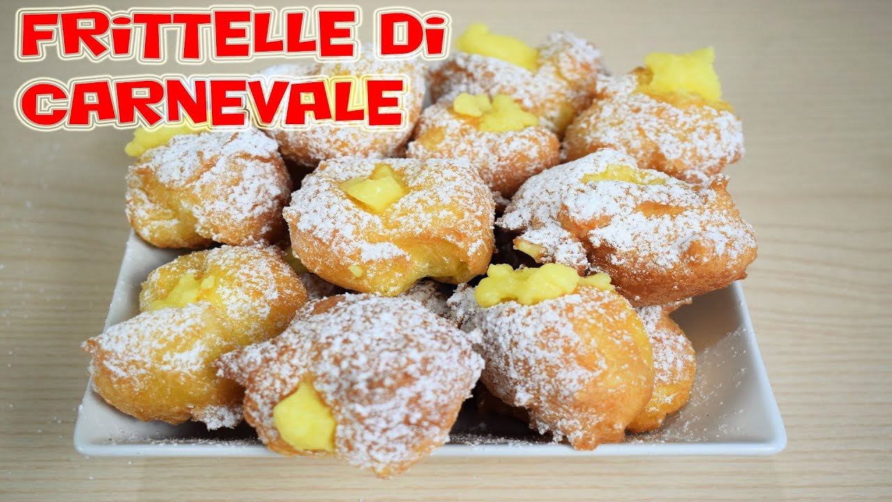 FRITTELLE DI CARNEVALE ALLA CREMA - Ecco la mia ricetta segreta.