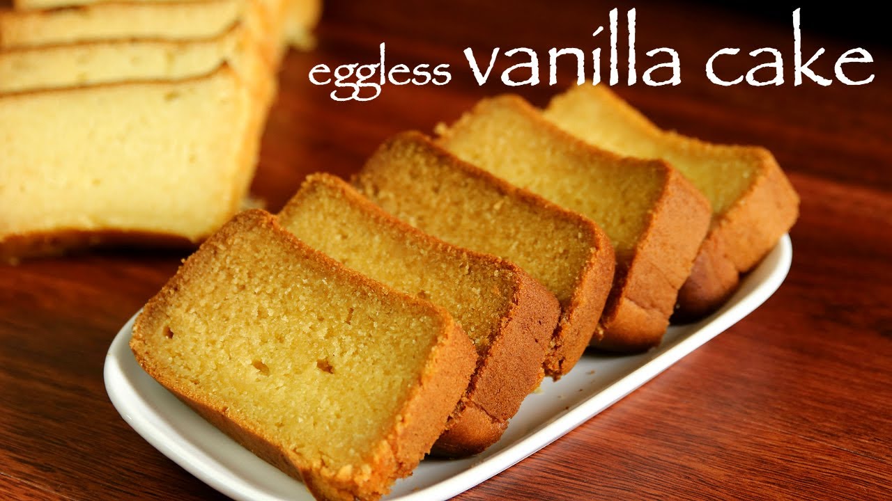 vanilla cake recipe | butter cake | how to make eggless vanilla cake or plain cake