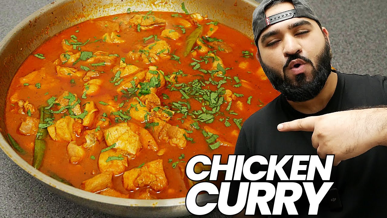 A Real Chicken Curry Recipe with Rice | Halal Chef