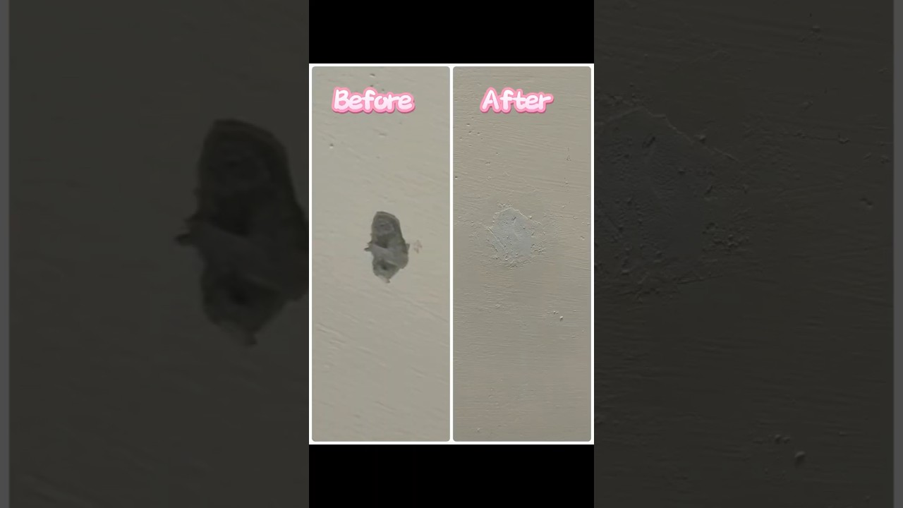 牆壁有凹洞可以用批土處理喔！（不要買到粉狀的喔），一罐只要45元，附上刮刀一支，油漆成本高，也不適合DIY #築巢日常 #代管日常  #新手diy