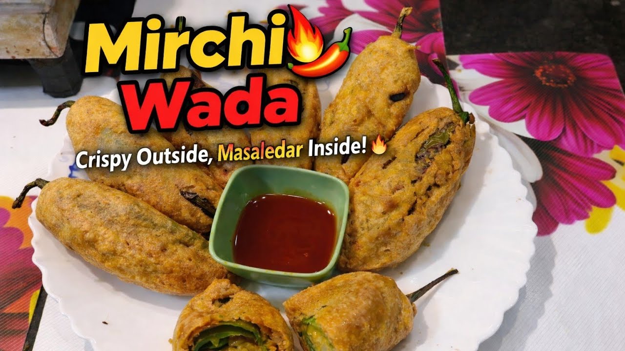 🌶️ Crispy Mirchi Wada | A Perfect Evening Masaledar Snack 🌶️ @Annapoorna_FoodTravel 
