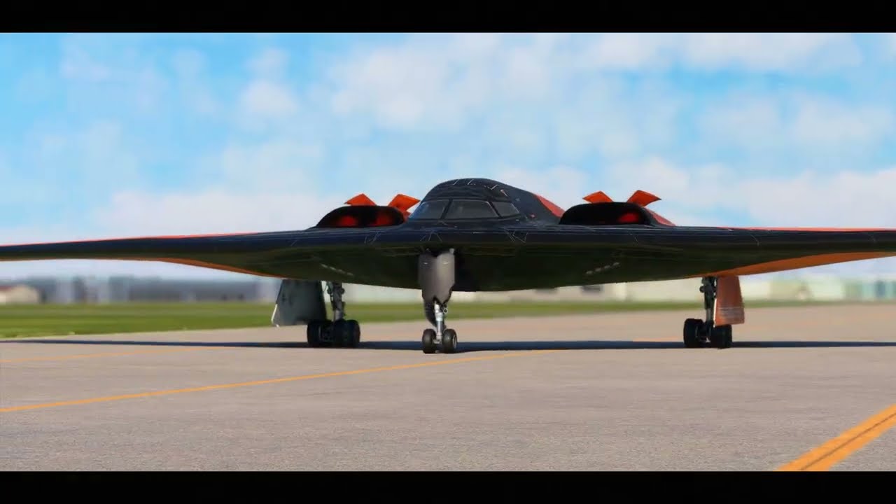 B-2 Spirit Stealth Bomber Powerful Runway Takeoff | 4K UHD | MSFS