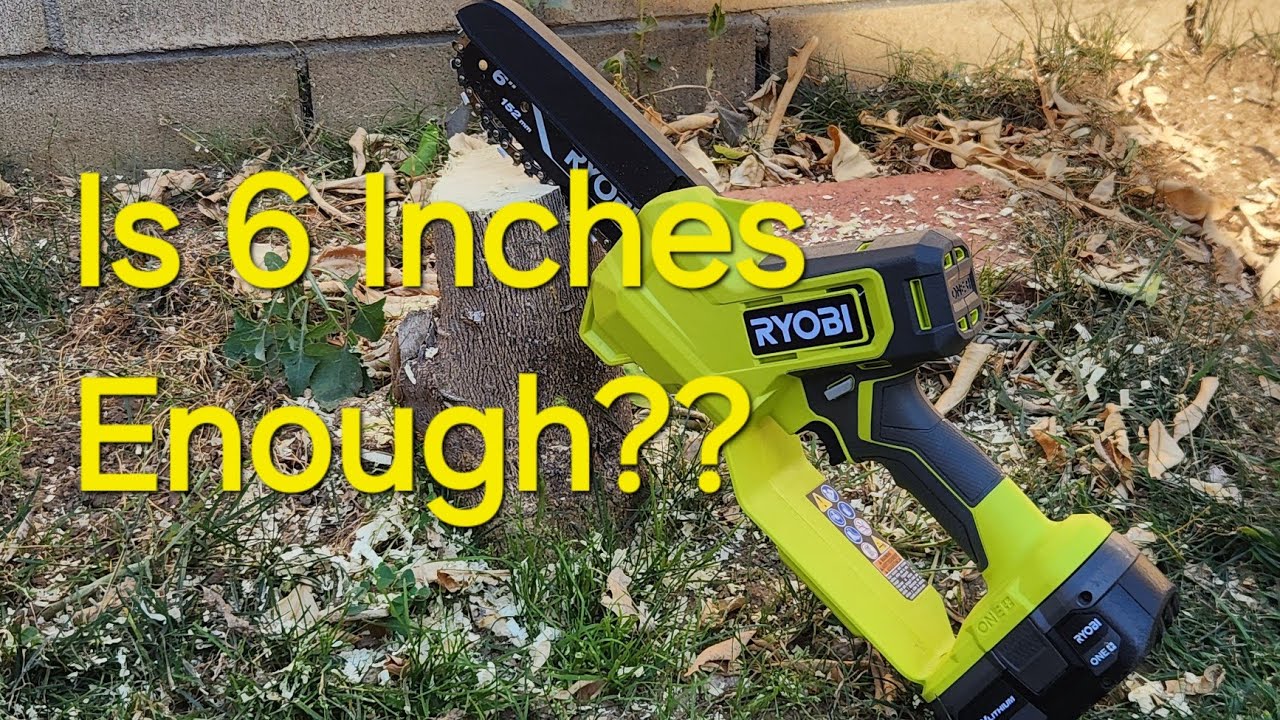 Обзор 6-дюймовой бензопилы Ryobi от DIY Lawn Guy