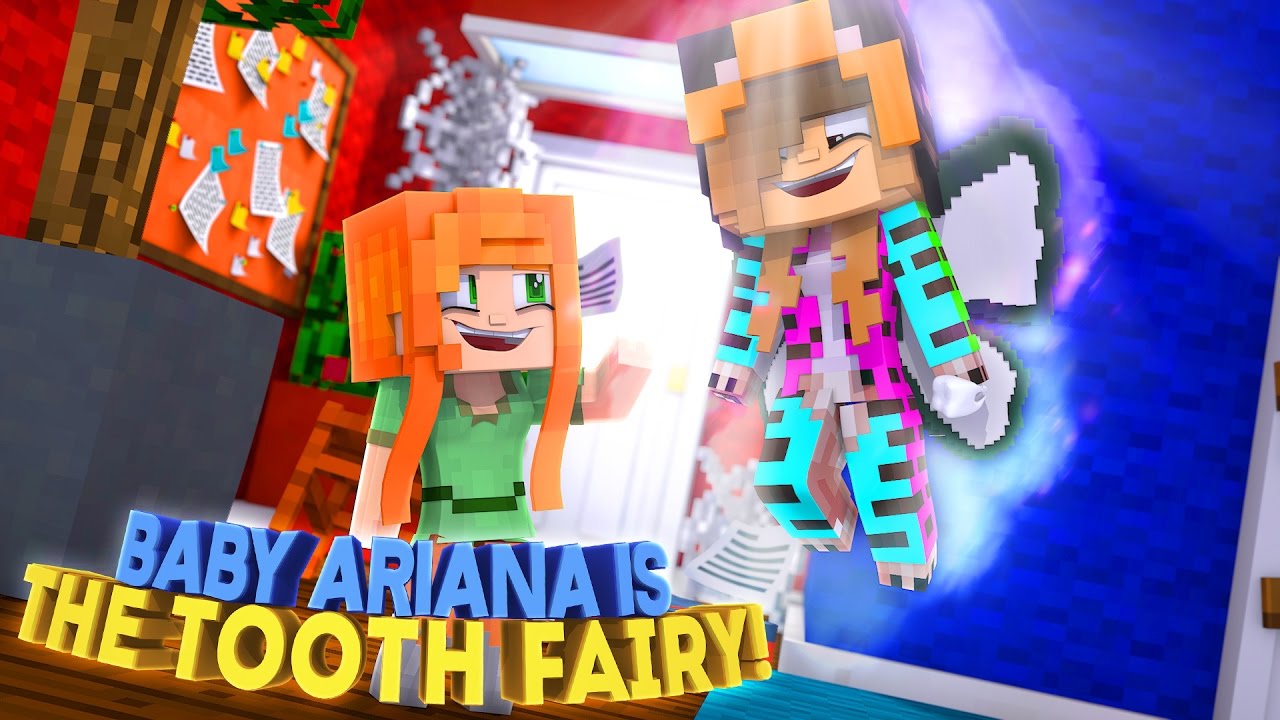 BABY ARIANA VS THE TOOTH FAIRY!! w/Little Carly (Minecraft Custom Roleplay)