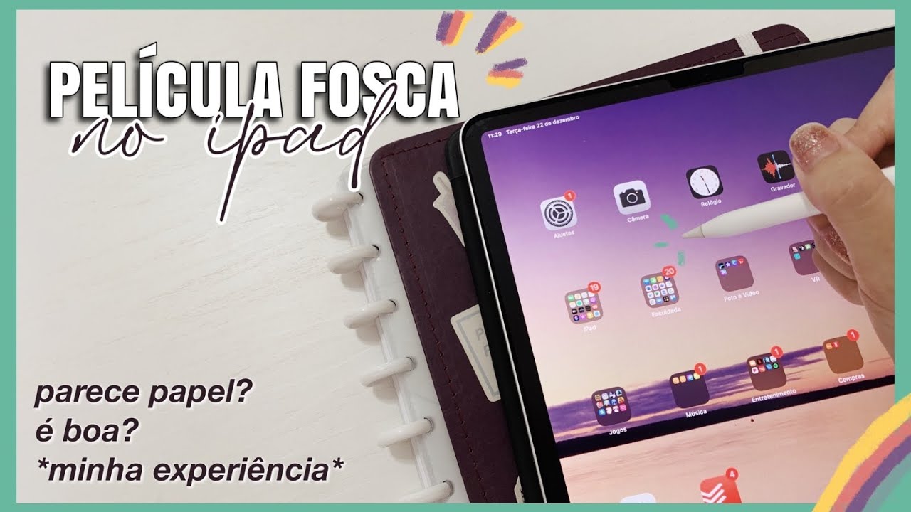 Película fosca para tablets! | funciona bem para estudantes???? | Ana’s Studies