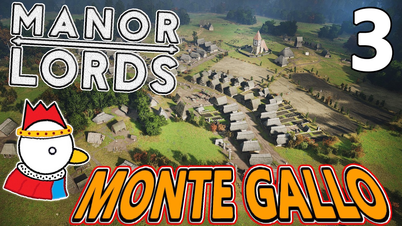 LA RISORSA MIGLIORE DEL GIOCO? 💰► Monte Gallo🐔 - MANOR LORDS || Gameplay ITA #3