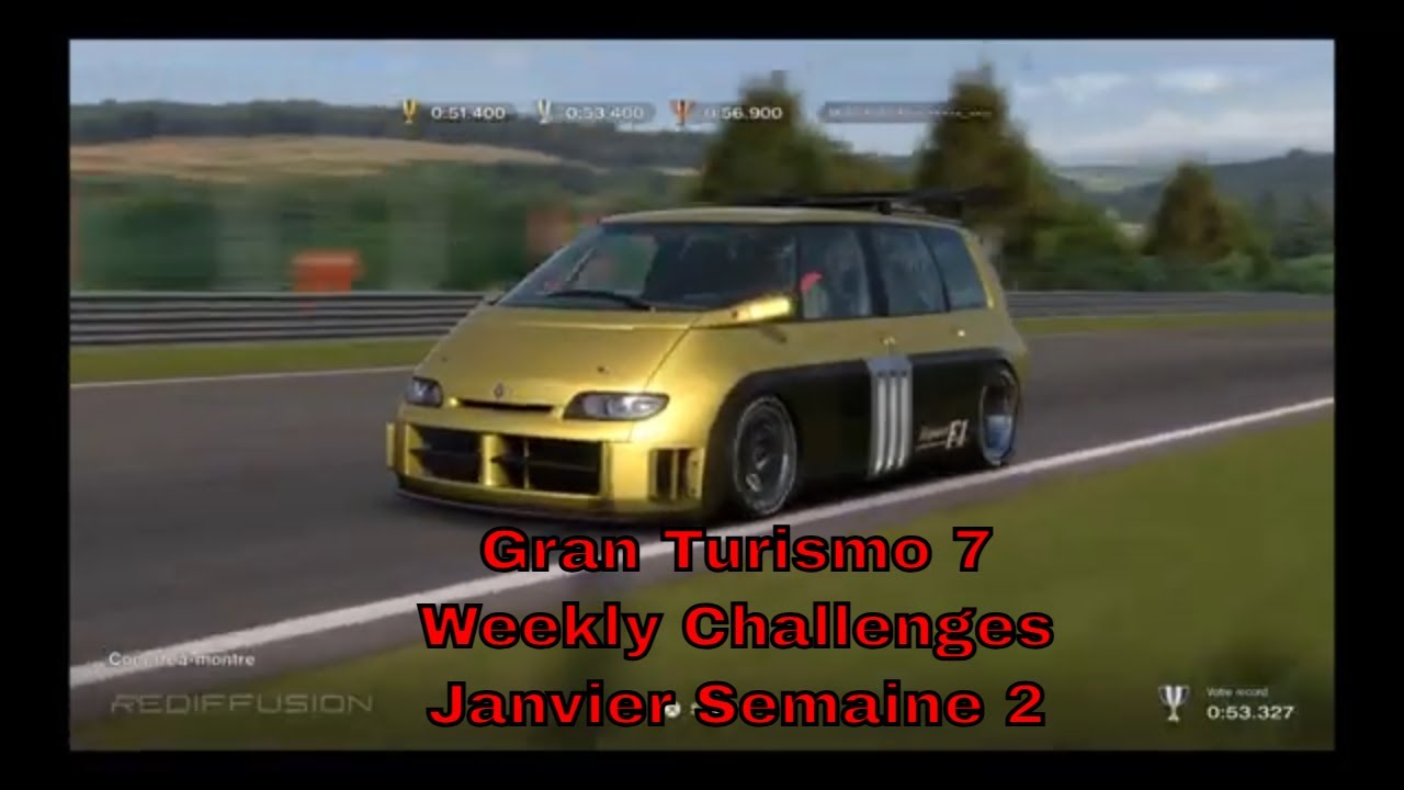 Gran Turismo™ 7 - Weekly challenges - Janvier semaine 2