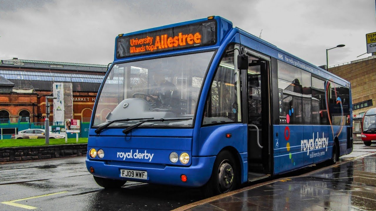 *Off route* Trentbarton Royal Derby optare solo M950 480 FJ09MWF working the Alesstree Green route.