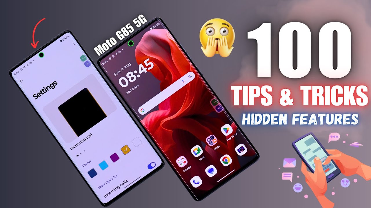 Motorola G85 5G Tips And Tricks | Top 100++ Hidden Features🔥🔥