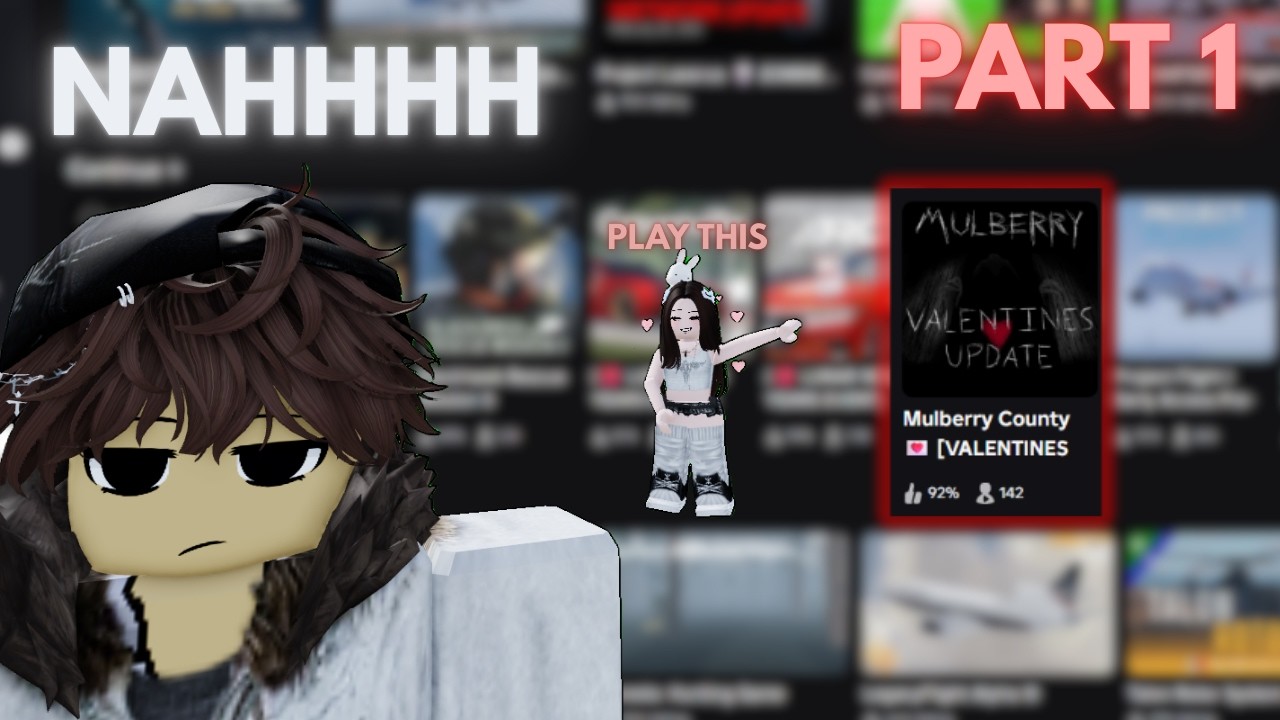 My Girlfriend FORCED Me to Play This Roblox Horror Game! pt. 1