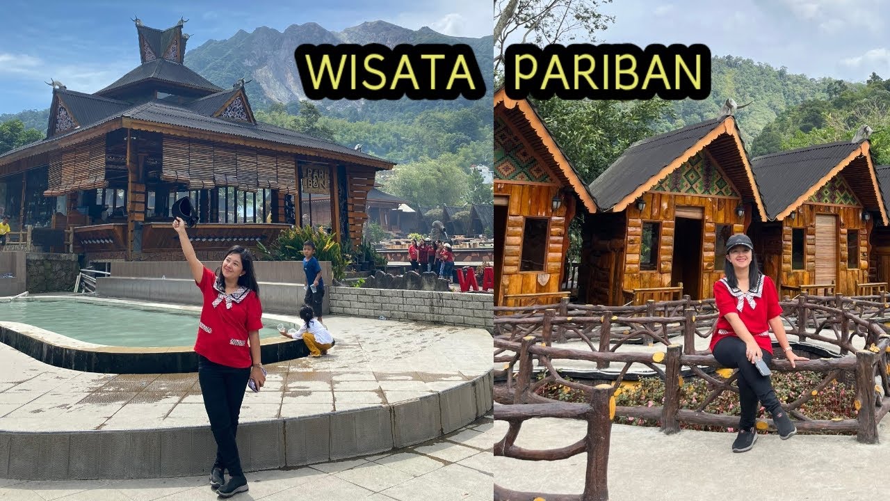 KEINDAHAN WISATA PARIBAN, PEMANDIAN AIR PANAS BERLATAR GUNUNG SIBAYAK