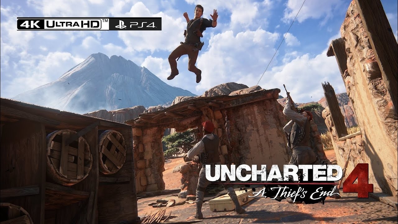 Uncharted 4 gameplay walkthrough on PS4 with ultra hd graphics 60fps