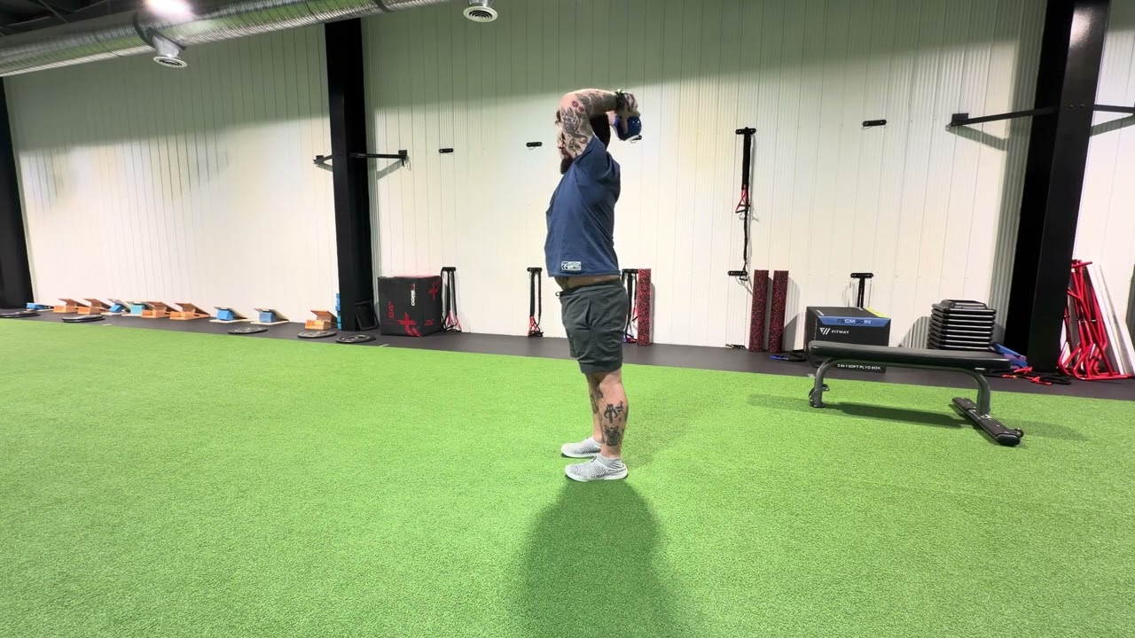 ZKML Behind the Neck Kettlebell Triceps Extension