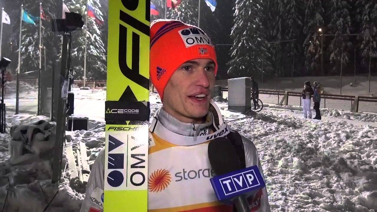 Daniel Andre Tande po ustanowieniu rekordu w Kuopio
