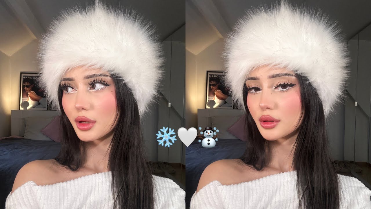 COLD GIRL☃️❄️ / frosted looking makeup tutorial