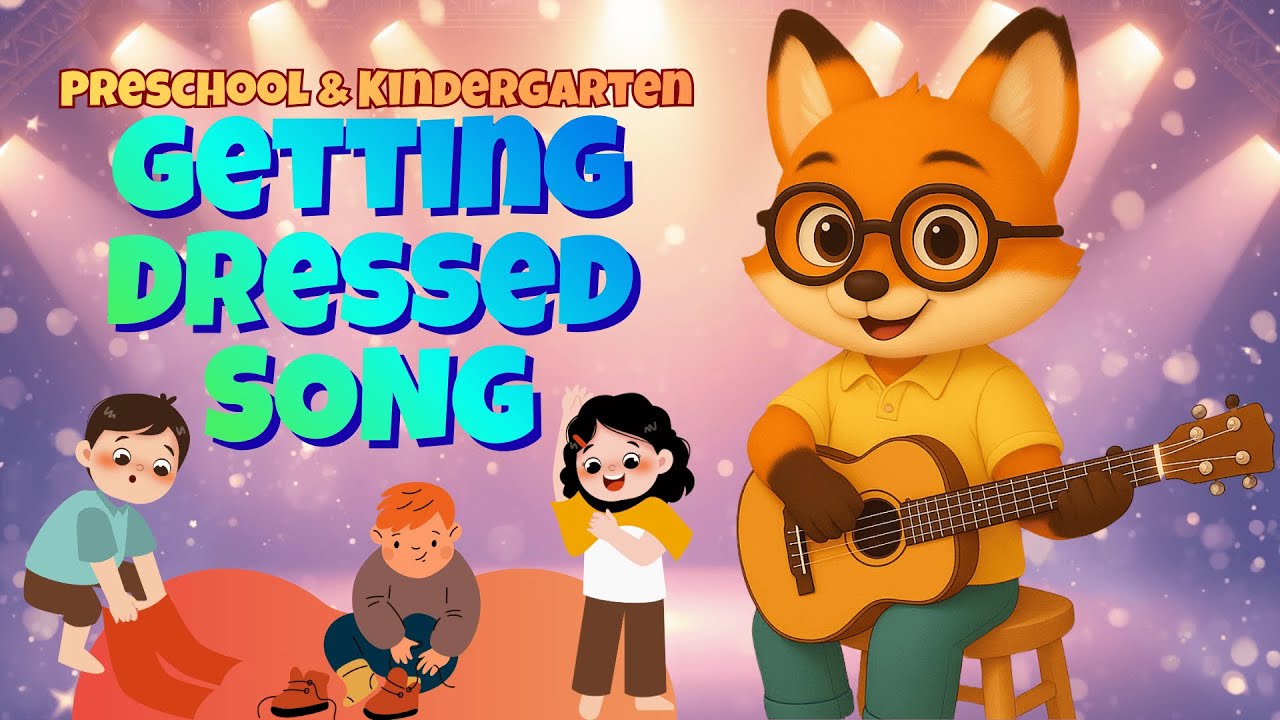 Getting Dressed | Learn & Sing Clothes for Kids | PlayCubiki