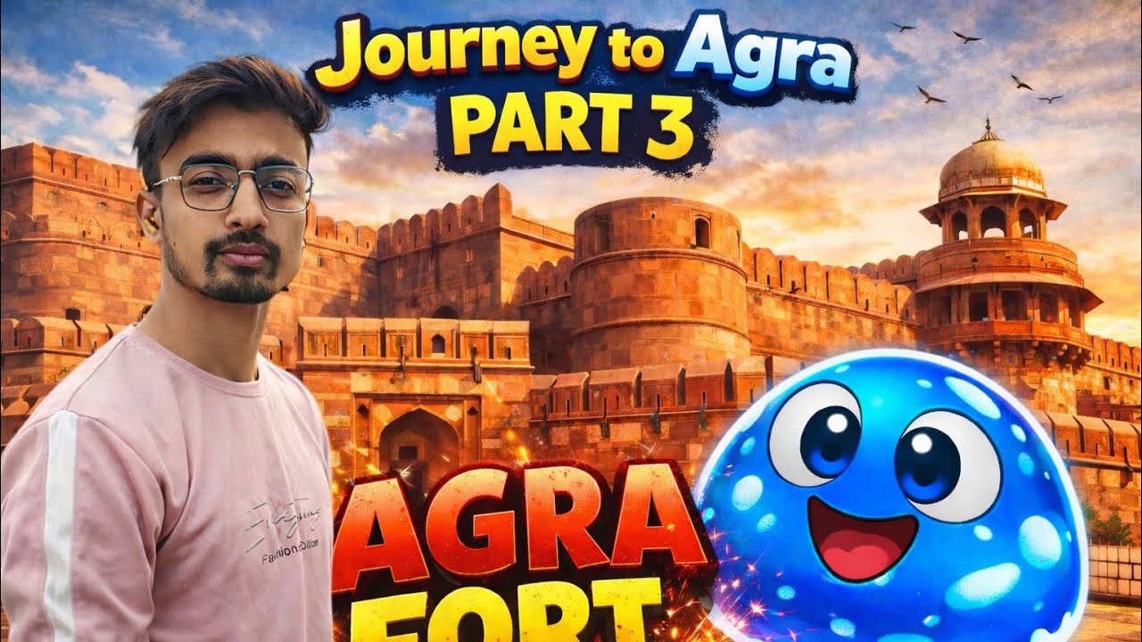 Agra Fort (part 3) Journey to Agra #agra #agrafort #fabfarhan #fabfarhan29 #farhanyt29