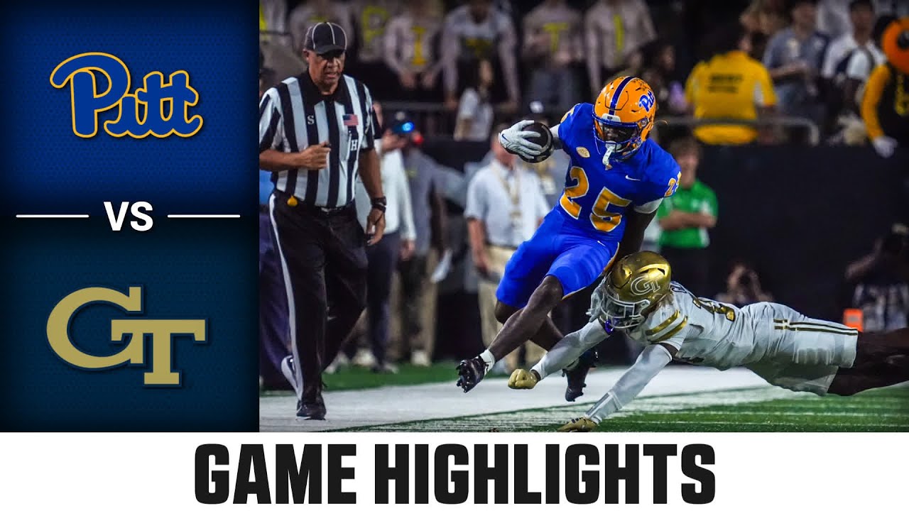 Pitt vs. Georgia Tech Game Highlights | 2025 ACC Football