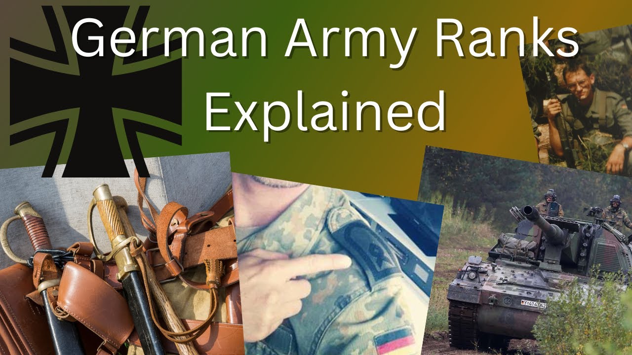 German Army Ranks Explained - Dienstgrade des deutschen Bundesheeres